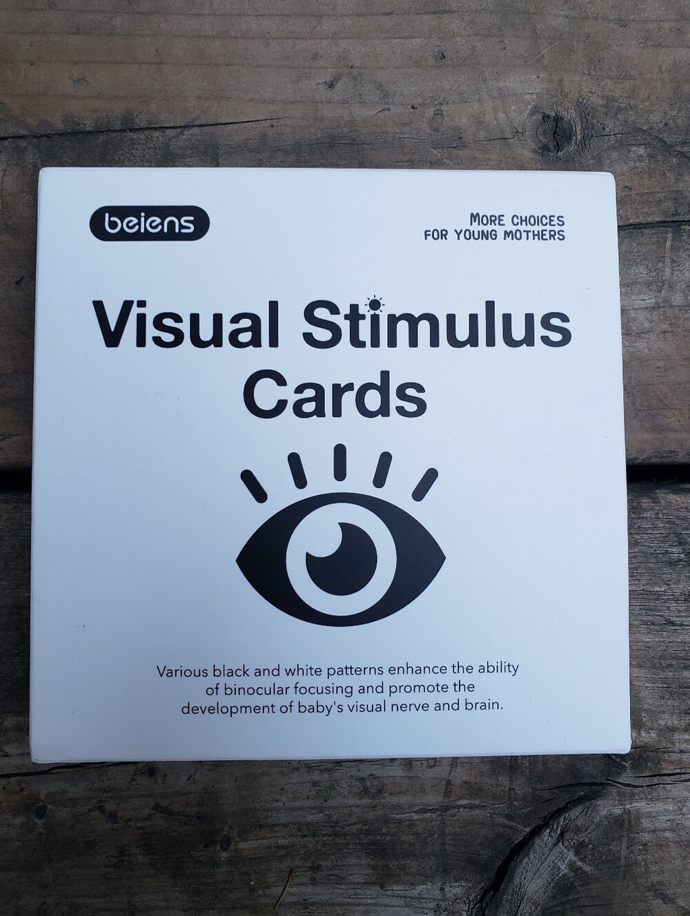 Beiens Visual Stimulus Cards - White & Black